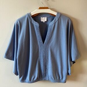 Sundays Kimono Sleeve Top Blue Size Medium